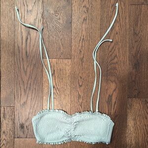 Hollister swim sage green top